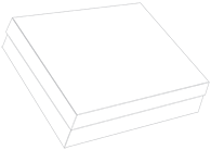 White Gift Box 9 x 12 x 2 1/2