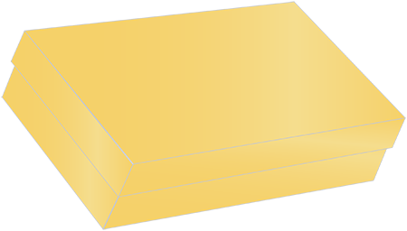 Metallic Gold Gift Box 13 x 19 x 4 1/2