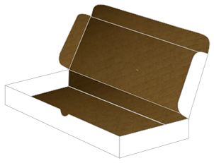 White Mailer Box 11 3/4 x 6 1/4 x 2