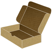 Kraft Mailer Box 7 x 5 1/2 x 2