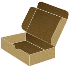 Kraft Mailer Box 7 x 5 1/2 x 2 - 25