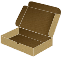 Kraft Mailer Box 6 1/2 x 8 1/2 x 2