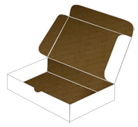 White Mailer Box 6 1/2 x 8 1/2 x 2