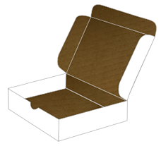 White Mailer Box 7 x 7 x 2