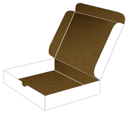 White Mailer Box 9 1/2 x 9 1/2 x 2