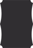 Black Deco Card 3 1/2 x 5 - 25/Pk