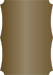 Bronze Deco Card 3 1/2 x 5 - 25/Pk