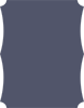 Navy Deco Card 4 1/4 x 5 1/2