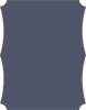 Navy Deco Card 4 1/4 x 5 1/2 - 25/Pk