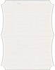 Linen Natural White Deco Card 4 1/4 x 5 1/2