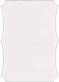 Linen Natural White Deco Card 5 x 7