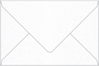 Metallic Snow Booklet Envelope 6 x 9 - 50/Pk