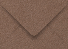 Colorplan Nubuck Brown A6 Envelope 4 3/4 x 6 1/2 - 91 lb . - 50/Pk
