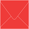 Colorplan Bright Red (Rouge) Square Envelope 5 X 5  - 91 lb . - 50/Pk