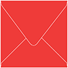 Colorplan Bright Red (Rouge) Square Envelope 5 1/2 X 5 1/2  - 91 lb . - 50/Pk