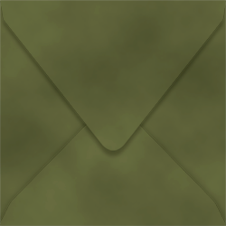 Velvet Envelopes Sqaure 6 x 6 Clover - 10/Pk