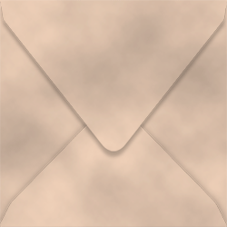 Velvet Envelopes Sqaure 6 x 6 Camel- 10/Pk