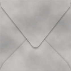 Velvet Envelopes Sqaure 6 x 6 Gray- 10/Pk