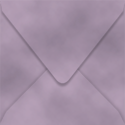 Velvet Envelopes Sqaure 6 x 6 Lavender - 10/Pk