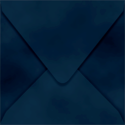 Velvet Envelopes Sqaure 6 x 6 Navy - 10/Pk