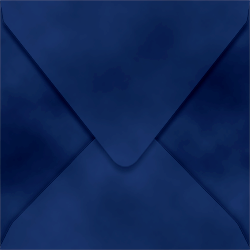 Velvet Envelopes Sqaure 6 x 6 Royal Blue - 10/Pk