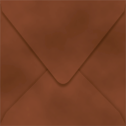Velvet Envelopes Sqaure 6 x 6 Spice - 10/Pk