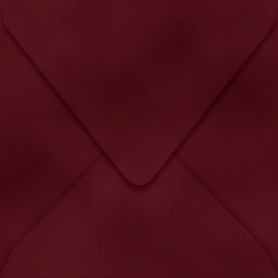 Velvet Envelopes Sqaure 6 x 6 Wine - 10/Pk
