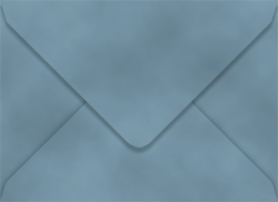 Velvet Envelopes A9 (5 3/4 x 8 3/4) Steel Blue 10/Pk