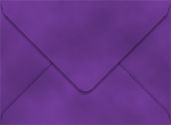 Lot de 6 enveloppes personnalisées A7 Violet