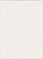 Linen Natural White Flat Card 5 1/4 x 7 1/4