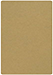 Natural Kraft Round Corner Flat Card (3 1/2 x 5) 25/Pk