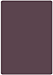 Eggplant Round Corner Flat Card (3 1/2 x 5) 25/Pk