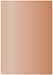 Copper Round Corner Flat Card (3 1/2 x 5) 25/Pk