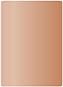 Copper Round Corner Flat Card (6 1/4 x 4 1/2) 25/Pk