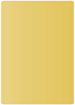 Gold Round Corner Flat Card (5 x 7) 25/Pk