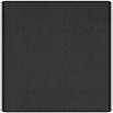 Eames Graphite (Textured) Round Corner Flat Card 5 3/4 x 5 3/4