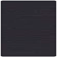 Linen Black Round Corner Flat Card (5 3/4 x 5 3/4) 25/Pk