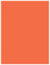 Electric Orange Flat Paper 4 1/4 x 5 1/2 - 50/Pk