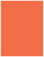 Electric Orange Flat Paper 4 x 5 1/4 - 50/Pk