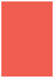 Coral Flat Paper 5 1/4 x 8 1/4 - 50/Pk