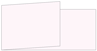 Light Pink Fold Away Invitation 4 x 9 1/4 - 25/Pk