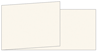 Textured Cream Fold Away Invitation 4 x 9 1/4 - 25/Pk