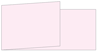 Pink Feather Fold Away Invitation 4 x 9 1/4 - 25/Pk