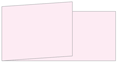Pink Feather Fold Away Invitation 4 x 9 1/4 - 25/Pk