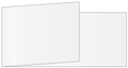 Pearlized White Fold Away Invitation 4 x 9 1/4 - 25/Pk