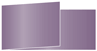 Purple Fold Away Invitation 4 x 9 1/4 - 25/Pk