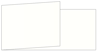 White Pearl Fold Away Invitation 4 x 9 1/4 - 25/Pk