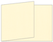 Eames Natural White (Textured) Fold Away Invitation 5 x 7 - 25/Pk