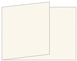 Textured Cream Fold Away Invitation 5 x 7 - 25/Pk