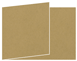 Natural Kraft Fold Away Invitation 5 x 7 - 25/Pk